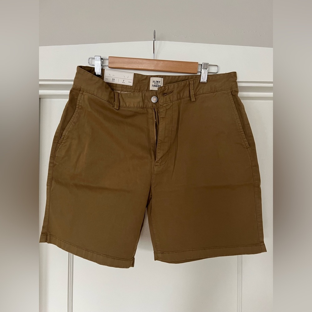 Flint and Tinder 365 Short, 7” in Earth - NWT